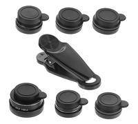 HOMSFOU 1set Per Smartphone Teleobiettivo Macro e Fisheye Facile Installazione Clip Per Fotografie