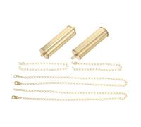HOMSFOU 1set Peso Decorativo Ferro per Orologio da Accessorio Artistico con Catena di Metri Ganci per Orologi Meccanici Design Elegante per Decorazioni di Interni Moderni e Tradizionali