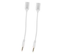 HOMSFOU 2 Pezzi Adattatore Audio USB C Jack Adattatore Auricolare Analogico Type C con Riduzione Rumore e per Telefoni Laptop e Tablet