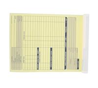 HOMSFOU 2 Pezzi Blocco Fatture Duplici Senza Carbonio Parti per Piccole Imprese Moduli Ordine Lavoro Pagine Registro Finanziario Professionale per Gestione Ricevute e Contabilità