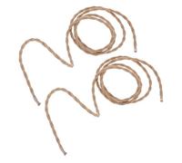 HOMSFOU 2 Pezzi Cavo Elettrico Vintage Fili Twisted Rope Corda Industriale per Lampade Sospensione Stile Retrò per Progetti da Te