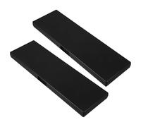 HOMSFOU 2 Pezzi Custodia Portautensili in Plastica Nera per Calibro Digitale Imbottitura Interna in Spugna, Organizzazione Efficiente e Trasportabile per Strumenti di Misura in Officina