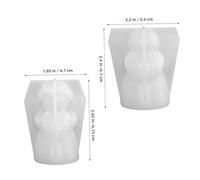 HOMSFOU 2 Pezzi Di Stampo In Silicone Fatto A Mano Piccoli Stampi Per Angeli Stampi In Resina Epossidica In Silicone Fatti A Mano