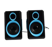 HOMSFOU 2 Pezzi Mini Speaker USB per Desktop e Laptop Casse Compatte e Leggere con Audio Compatibili con Smartphone Tablet per Casa e Ufficio