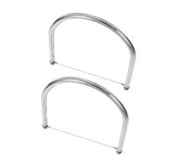 HOMSFOU 2 Pezzi Mini Taglierine per Argilla in Acciaio Inossidabile Strumenti Portatili per Scultura e Modellazione Argilla Design Ergonomico Antiscivolo per Laboratori Ceramici e