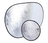 HOMSFOU 2 pezzi Pannelli Riflettenti Fotografia Pieghevoli Riflettore Luce Portatile e Softbox Compatti per Studio e Outdoor Riduzione e Illuminazione Naturale