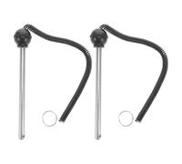 HOMSFOU 2 Pezzi Perno per Macchine Pesi in Lega di Alluminio e Acciaio, Resistente e Portatile Corda, Accessorio per Stack Pesi in Palestra e Allenamento a Casa