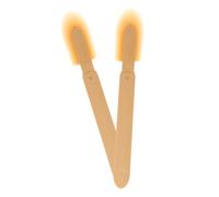 HOMSFOU 2 Pezzi Raschietto per Calafataggio in Plastica Khaki, Applicatore Uniforme per Mattoni e Pareti Esterne, Strumento per Riempire Fessure e Crepe in Edilizia