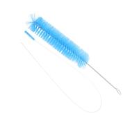 HOMSFOU 2 pezzi Spazzola Flessibile per Pulizia Tubi in Acciaio Inossidabile Blu Kit Manutenzione per Tubazioni Scovolino per Lavatrice e Acquari Strumento Compatto e Viaggio