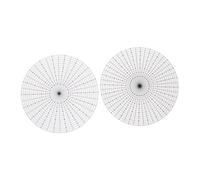 HOMSFOU 2 Pezzi Strumenti per la creazione di nastri tavola di allineamento circolare tavola guida per la spaziatura strumento per realizzare rosette Strumento per cucire rosette