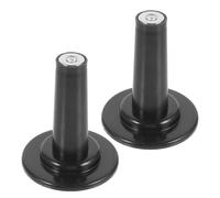 HOMSFOU 2 Pezzi Supporto di Sollevamento per Schermo LCD Doppia Ventosa | Base Magnetica Nera in Gomma, Presa Sicura e Riduzione Danni, per Modelli TV e Pannelli LCD