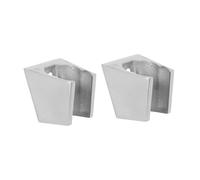 HOMSFOU 2 pezzi Supporto Doccia Parete in Acciaio Inossidabile Staffa per Soffione Mano Montaggio per Accessori Bagno Resistente e Antiruggine Organizzatore Doccia Pratico