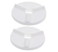 HOMSFOU 2 Pezzi Torta a Cuscino con Glassa Anti- Forno per Ceramica di Argilla Sostenitore del Forno Pad del Forno di Ceramica Accessori per Forni Ossido di Alluminio