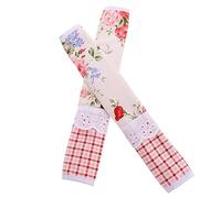 HOMSFOU 2 Pz guanti per maneggiare il coprimaniglia per elettrodomestici per le vacanze della maniglia del home decor decorazione casa congelatore stoffa