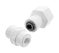 HOMSFOU 2 raccordi a connessione rapida per depuratori d'acqua che riducono il connettore diritto per una filtrazione efficiente e un facile collegamento del tubo flessibile compatibile
