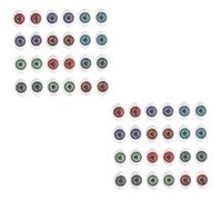 HOMSFOU 2 Set Accessori per Gli Occhi delle Bambole Occhi Giocattolo Occhi Finti Bambola Il Arredamento Accessori delle Bambole Mestiere Occhi Decorativi Creativi Plastica Pezzi * 2