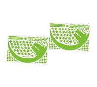 HOMSFOU 2 Set Adesivi Luminosi Forma Stelle e Meteoriti per Decorazioni Murali Adatti per Camera da Letto Ufficio e Ristoranti Materiale Sicuro