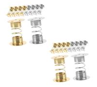 HOMSFOU 2 Set Base per Molla per Auto Giocattoli con Oscillante Accessori Fai da Te per Decorazioni Auto E Design Sicuro E Adesivo 10 Pezzi*2