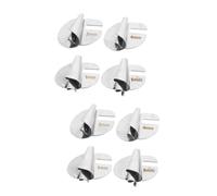 HOMSFOU 2 Set Bigodino Piedi della Macchina da Cucire Piede Raccoglitore Pinza Crimpatrice Piedino per Orlare I Bordi Legante per Aggraffatrici Ferro da Stiro 4 Pezzi * 2