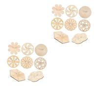 HOMSFOU 2 Set Giroscopi Legno Per Giochi Educativi Non Verniciati Divertenti Giocattoli Per Feste Compleanno Attività E Sviluppo Delle Abilità 8 Pezzi*2