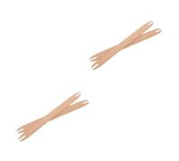 HOMSFOU 2 Set Navetta per Tessitura Utensili Principianti Strumenti per Annodare E Tessere Lavorare A Maglia Attrezzo Ergonomico Magliaia Accessori Filato Maglieria di Legno 2 Pezzi*2