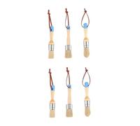 HOMSFOU 2 set Pennello Per Pittura Con Manico In Legno Strumento Per Pittura Colla Per Pennello Per Decorazioni Per La Casa A Olio Pennello Per La Casa 3 pezzi*2