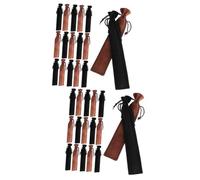 HOMSFOU 2 Set Per Borsa A Matita Favore Fontana Marsupio Con Penna Separare Sacchi Marrone Stringa Buste Custodie Per Penne Astuccio Portapenne Singolo 20 Pezzi * 2