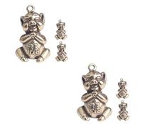HOMSFOU 2 Set Portachiavi Pendente Forma Da Miniature Retro Per Decorazioni E Regali Unici Charm E Creativo Per Chiavi E Accessori 3 Pezzi*2