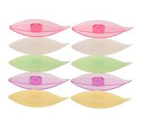 HOMSFOU 2 Set Strumenti per Maglieria A Navetta Attrezzo Antipasto Tessitura Kit Chiacchierino Navetta per Maglieria Navette Chiacchierino Fai da Te Fornitura di Cucito Plastica 5 Pezzi*2