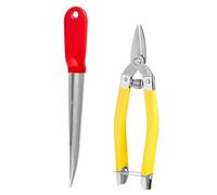 HOMSFOU 2 Set Strumenti per Tessere Il Rattan Risarcimento Forbici per Cestini di Vimini Riparazione Strumento per Tessere Il Rattan Utensili Forniture di Canna da Sedia Cutter Plastica