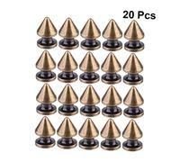 HOMSFOU 20 Pezzi Ad Albero Punte Artigianali Punk A Forma Accessorio Piccole Mollette da Bucato Borse Gotiche Scarpe Borchie Abbigliamento Punte per Unghie