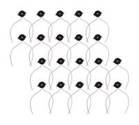 HOMSFOU 20 Pezzi Cicalino Elettronico Attivo Piezoelettrico 3-24V Allarme di Sicurezza per Auto e Magazzini Segnale Acustico Continuo per Giochi Quiz e Dispositivi di Allarme