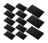 HOMSFOU 200 Biglietti da Visita Vuoti in Metallo Alluminio 86X54X021Mm Opachi per Incisione Laser Professionale Resistenti All’Ossidazione per Eventi e Networking Aziendale