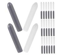 HOMSFOU 200 pezzi Protezioni per Punte Lavastoviglie PVC Coperture Antiscivolo per Riparazione Facili da Installare e per Ordinata e