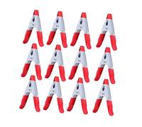 HOMSFOU 20pezzi Morsetto Per Fondale Da Clip Supporto Per Sfondo Fotografico Morsetti Molla Robusti Per Agganciare Fondali Di Carta Tela e Mussola Adatti Per Gallerie Officine e Garage