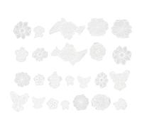 HOMSFOU 24 Pezzi Toppe Ricamate Diy per Abbigliamento e Accessori per Decorare e Riparare Jeans Camicie Borse e