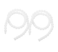 HOMSFOU 2pcs Giunti Articolati in Plastica Flessibile 9.5mm per Scheletro Regolabile di Bambole e Peluche, Componenti Resistenti per Creazioni DIY di Figure e Modelli Animali