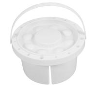 HOMSFOU 2pezzi Contenitore per Pulizia Vaschetta per Pennelli Detergente per Pennelli Risciacquo Lavapennelli per Artisti Contenitore per per Pittura Forniture per Pittura