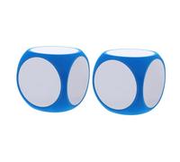 HOMSFOU 2pezzi Dadi in Schiuma Grandi da Cancellabili Secco e Scrivibili per Giochi in Classe e Insegnamento della Matematica Dadi Vuoti Jumbo per attività Didattiche e creatività