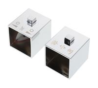 HOMSFOU 2pezzi Kit Per Rubinetti Da Accessori Riparazione Per Valvole Miscelatrici Termostatiche Manopole Quadrate Per Docce e Rubinetti