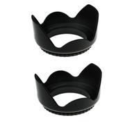 HOMSFOU 2pezzi Professionale Paraluce Per Obiettivo Dslr Compatibile Con Olympus Installazione Facile e Protezione Da Luce Indesiderata