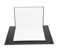 HOMSFOU 2pezzi Scheda Riflettente Fotografica Cartone Per Illuminazione Versatile e Creativa