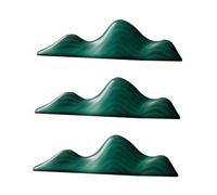 HOMSFOU 3 Pezzi Portapennelli Ceramica per Calligrafia per Sumi e Brush Pen Decorazione per Studio Organizer Multifunzionale per Scrittura e Pittura Design Semplice
