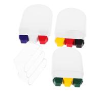 HOMSFOU 3 Pezzi Set di Vernici per Il Colore del Viso Pittura per Il Viso con Bandiere Nazionali Pittura per Il Viso della Bandiera Tedesca Pittura facciale Impasto