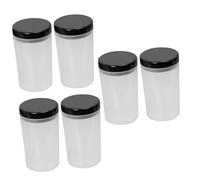 HOMSFOU 3 Set Bottiglia di Matita Detergente per Pennelli Portatile Colore Pulizia Strumento Pulisci Pennelli Rondella A Spazzola Lavapennelli Plastica 2 Pezzi*3