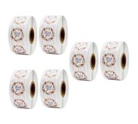 HOMSFOU 3 Set Etichette Ringraziamento Per Decorazioni Stickers Per Confezioni Per E Compleanni Adesivi Resistenti Per Buste E Bouquet 2 * 3