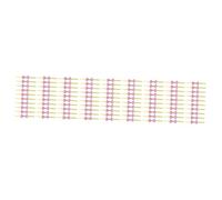 HOMSFOU 3 Set Legatura Rosa Fiocchi di Nastro per Avvolgere Richiudibile Fiocchi Pre Legati Avvolto Borse Colorato Bottino Busta con L'animale Domestico 200 Pezzi * 3