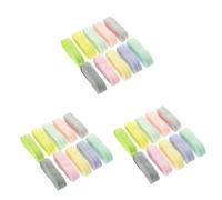 HOMSFOU 3 Set Strip Stretch Edge Fascia Elastica Bianca Bande Elastici per Nastro Elastico Cinghie Gruppo Musicale Elasticizzato Cucire Nastri Regolabile Nylon 10 Pezzi * 3