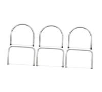 HOMSFOU 3 Set Tagliare Lo Strumento di Arco di Filo Utensili da Taglio in Ceramica Taglierino Strumento per Tagliare Il Fai da Te Clay Cutters Silver 2 Pezzi*3