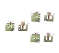 HOMSFOU 3 Set Tampone Di Livellamento Accessori Neri Segreto Filo Mini Organizzatore Della Dispensa Estraibilità All'aperto Accessori Del Gabinetto Acciaio Laminato A Freddo 2 Pezzi * 3
